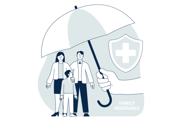 Family Health Insurance. Medical Care Su