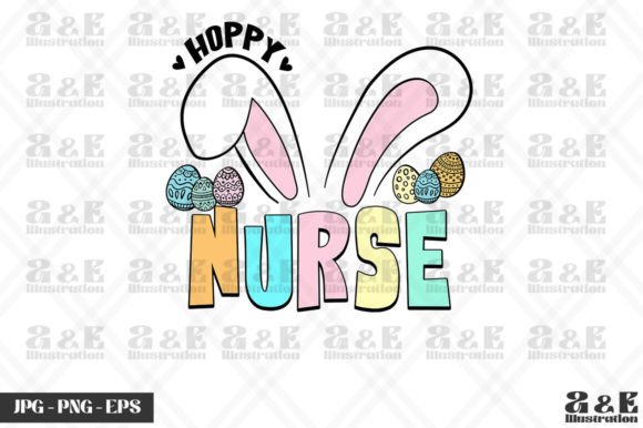 Hoppy Nurse Cute Easter Bunny Ears