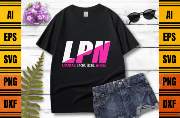 LPN Licensed Practical Nurse Graphics