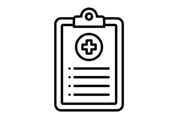 Medical History Outline Icon
