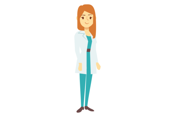 Nurse Character: Cartoon Medical Worker