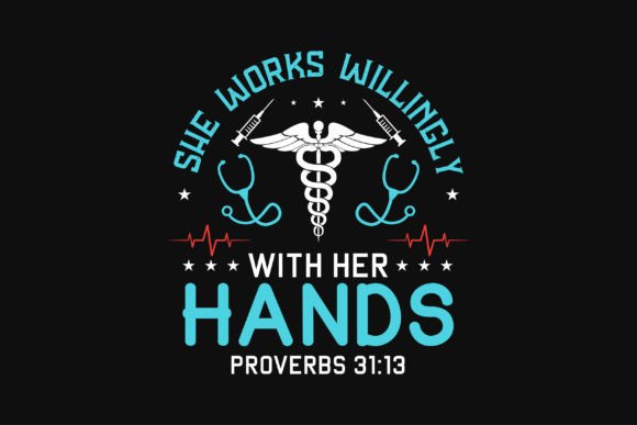Nurse Graphic Typographic Tshirt Design