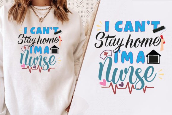 Nurse Health Typography T-shirt Design