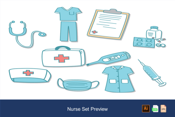 Nurse Illustration Set