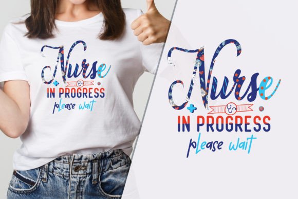 Nurse in Progress Please Wait T-Shirt