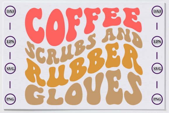 Nurse Unique Retro T-shirt Design, Coffe