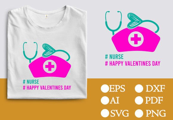 Nurse Valentine’s Day T-shirt Designs