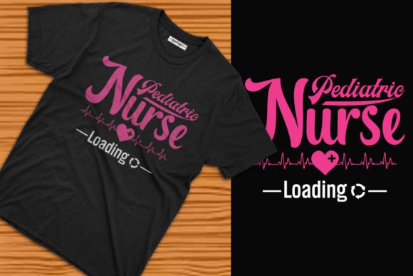 Pediatric Nurse Loading T-shirt Design