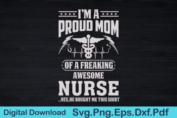 Proud Mom Shirt -MOm Gift Svg Design