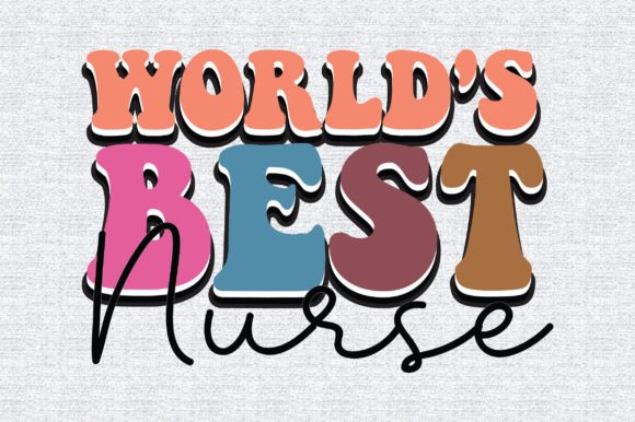 World’s Best Nurse Retro